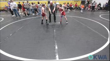 64 lbs Consolation - Kaycen Schiltz, Wolfpak Wrestling vs Easton Yowell, Perry Wrestling Academy