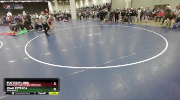 120 lbs Champ. Round 1 - Matthew Long, Garden City High School Wrestling vs Isiah Estrada, New Mexico