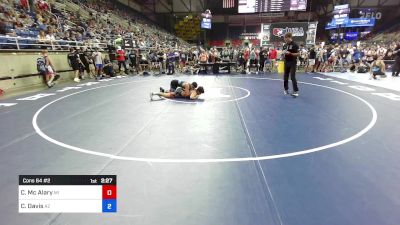 132 lbs Cons 64 #2 - Conor Mc Alary, MI vs Christian Davis, AZ