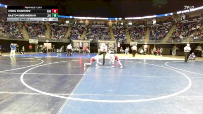 82 lbs Consy 1 - Owen Regester, Bellefonte vs Easton Brenneman, Juniata Valley