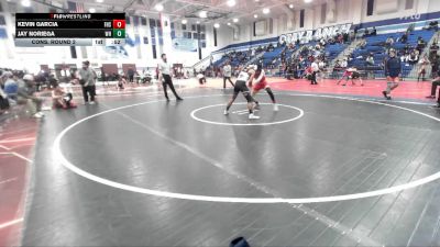 138 lbs Cons. Round 2 - Kevin Garcia, Fallbrook vs Jay Noriega, West Hills