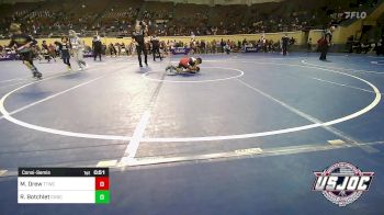 85 lbs Consolation - Maxwell Drew, Team Tulsa Wrestling Club vs Reid Botchlet, Choctaw Ironman Youth Wrestling