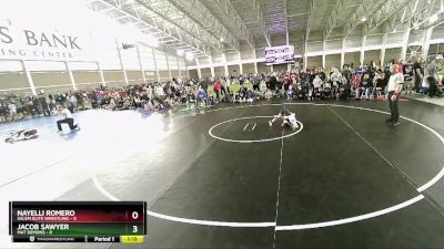 45 lbs Round 1 (4 Team) - Jacob Sawyer, Mat Demons vs Nayelli Romero, Salem Elite Wrestling