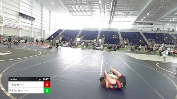 144 lbs Consolation - Toby Lucas, Silverback WC vs Frankie Carrasco, Pride WC