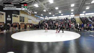 285 lbs Consi Of 8 #2 - Jose Rosario, New Haven vs Nicholas Esparo, Amity