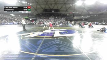 Boys 3A 150 lbs Champ. Round 3 - Dylan Rice, Edmonds-Woodway vs Matthew House, Mt. Spokane