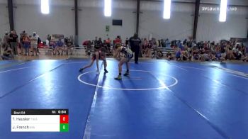 96 lbs Consolation - Tharyn Hausler, Team Tulsa vs Jamison French, Usa Gold