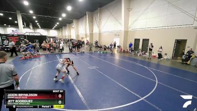 86 lbs Round 1 - Jett Rodriguez, Gold Rush Wrestling vs Jaxon Brynildson, Grand Valley Elite