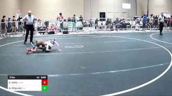 57 lbs 3rd Place - Gunner Kelly, Team Aggression vs Adlan Afaunov, Elk Grove Wr Ac