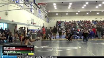 138 lbs Semifinal - Kadyn Ewing, California High School Wrestli vs Brady White, Murrieta Valley High School