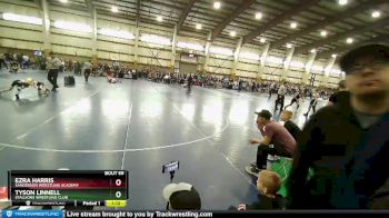 55 lbs Semifinal - Ezra Harris, Sanderson Wrestling Academy vs Tyson Linnell, Stallions Wrestling Club