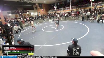 106 lbs Champ. Round 1 - Lazarus McEwen, Capital vs Jacob Ostoja, Meridian