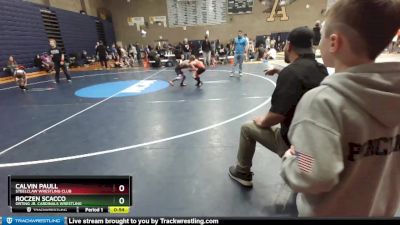 71 lbs Semifinal - Calvin Paull, Steelclaw Wrestling Club vs Roczen Scacco, Orting Jr. Cardinals Wrestling