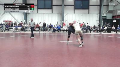 184 lbs Consi Of 4 - Roman Martinez, Wesleyan vs Sebastian Hiller, Trinity