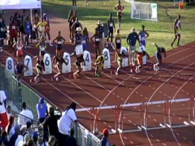 B 110 F01 (Artie Burns *sophomore national record 13.63, 2011 FHSAA 4A)