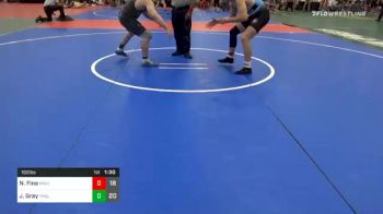 182 lbs Prelims - Nicholas Fine, MetroWest United vs Jagger Gray, Team Nauman Silver