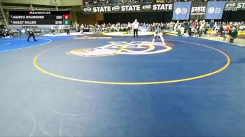Girls 3A 125 lbs Semifinal - Hailey Miller, Mountain View (Girls) vs Jalisca Holmgren, Cheney (Girls)