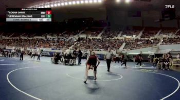 132-D2 Cons. Round 3 - Logan Dartt, Bradshaw Mountain vs Jeremiah Stalling, Buckeye Union High School