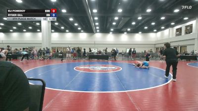 106 lbs 5th Place Match - Eli Pomeroy, Bear Cave Wrestling Club vs Ryder Gill, Callan Wrestling Academy