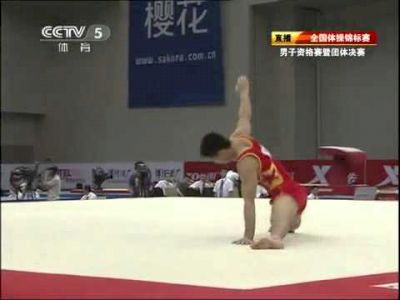 Zhang Chenglong floor chinese national 2011 qualification