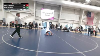 60-65.6 lbs Champ. Round 1 - Brock Abbott, Sanderson Wrestling Academy vs Waylon Reid, East Idaho Elite Wrestling Club