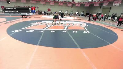 160 B Quarterfinal - Amanda Yu, Adams State vs Josephine Ives, William Penn