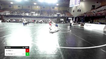 133 lbs Semifinal - Angelo Rini, Indiana vs Gable Porter, Virginia