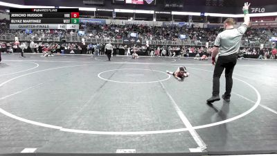 80 lbs Quarterfinal - Jericho Hudson, Independence vs Elyaz Martinez, Westy Futures