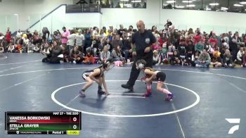 52 lbs Champ. Round 2 - Stella Grayer, JPW-MI vs Vanessa Borkowski, NBWC