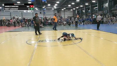 56 lbs Round 1 - 9:00am Friday - Angelo Sanchez, West Coast Elite vs Vinny Lashaway, Team Ohio