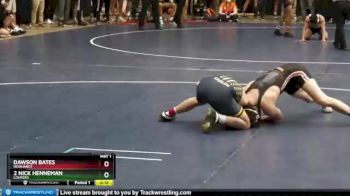 141 lbs Cons. Round 3 - 2 Nick Henneman, Lourdes vs Dawson Bates, Reinhardt