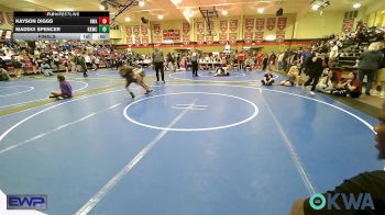 70 lbs Final - Kayson Diggs, HURRICANE WRESTLING ACADEMY vs Maddix Spencer, Keystone Kids Wrestling Club