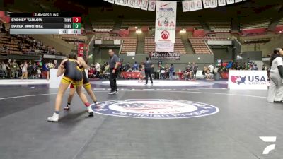 Schoolgirls - 115 lbs Cons. Round 2 - Sydney Tarlow, The GR818ERS Wrestling Club vs Darla Martinez, The GR818ERS Wrestling Club