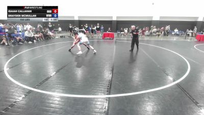 150 lbs Isaiah Callahan, Ohio Gray vs Brayden McMullan, Team Wyoming White