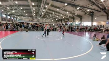 70 lbs Semifinal - Declan Elijah King, Gracie Barra Westchase Wrestling Club vs Akeem Gayton, Rise Wrestling