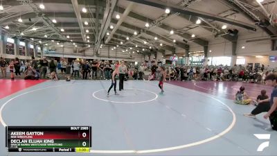 70 lbs Semifinal - Declan Elijah King, Gracie Barra Westchase Wrestling Club vs Akeem Gayton, Rise Wrestling