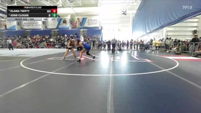125 lbs Cons. Semi - Elaina Twitty, Junction City vs Josie Clouse, Gardner Edgerton