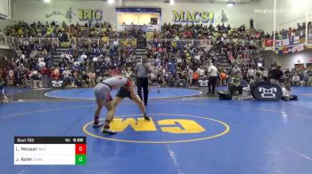 160 lbs Consolation - Logan Messer, Wadsworth-OH vs Jacob Baier, Christiansburg-VA