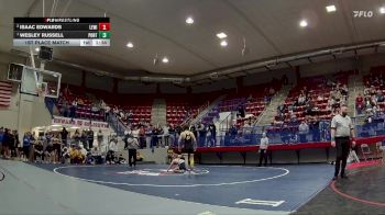 132 lbs 1st Place Match - Wesley Russell, Pontotoc City vs Isaac Edwards, Lewisburg