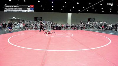 106 lbs Quarters - JAXON MORALEZ, Juggernaut Wrestling Club vs Jaegar RomanNose, Position Wrestling