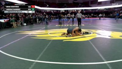 150 lbs 3rd Place Match - Benji Martinez, Timberline vs Andrae Ramirez, Meridian