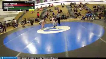 106 lbs Quarterfinal - Tobey Forman, Spanish Springs. vs Jesse Oliva, Carson