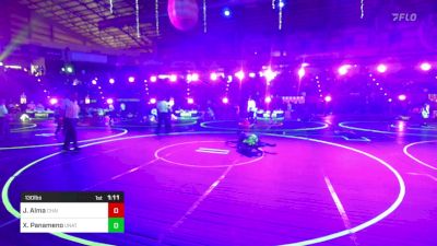 130 lbs Round Of 16 - Justin Alma, Chain Wrestling vs Xavier Panameno, Unattached