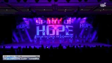 Top Gun Cheerleading Academy - Thunderbirds [2026 L1.1 Youth - PREP - D2 Day 1] 2026 Spirit of Hope Grand Nationals