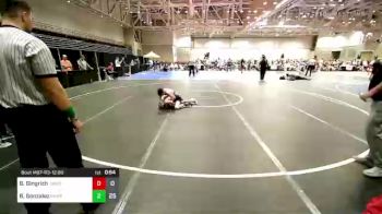 100 lbs Rr Rnd 3 - Braxton Gingrich, Team Nauman Wrestling Club vs Braylon Gonzalez, Rampage