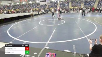 55 lbs Quarterfinal - Ivan Krasnec, Arvada West vs Carson Linn, Wrecking Crew
