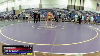 113 lbs Quarterfinal - Ty Henderson, IN vs Matthew Quigley, MI