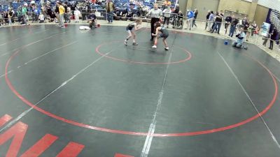 10U Girls - 53 lbs Cons. Round 3 - Lillee Yun, Pope Junior Wrestling Club vs Peyton Heckathorn, Bad Karma Wrestling Club