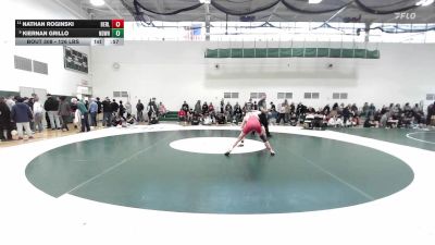 126 lbs Consi Of 8 #2 - Nathan Roginski, Berlin vs Kiernan Grillo, Notre Dame-West Haven