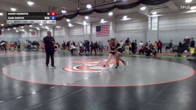 124 lbs Quarterfinal - Gabi Gartin, Mount Union vs Anari Roberts, Tiffin